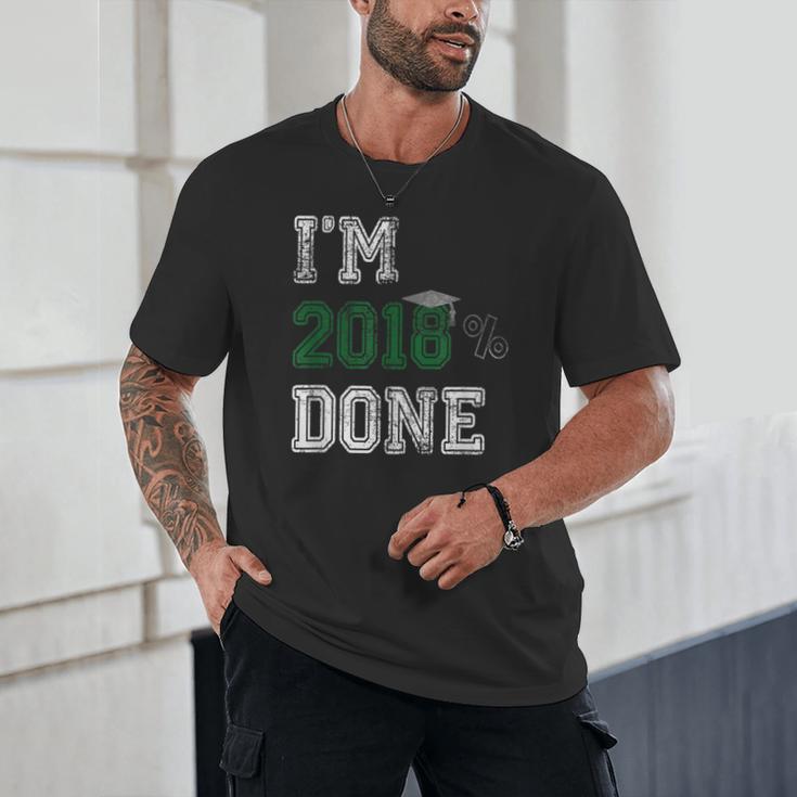 I'm 2018 Done Senior Graduation T-Shirt Class 2018 Unisex T-Shirt