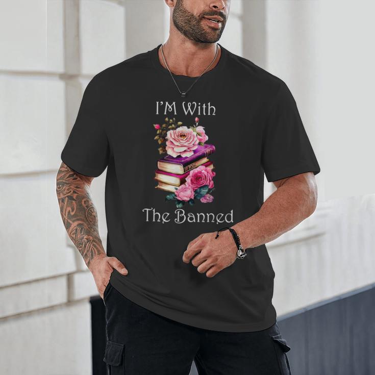 I'm With The Banned Books Bold Statement Against Censorshi Unisex T-Shirt I'm With The Banned Books Bold Statement Against Censorshi Unisex T-Shirt