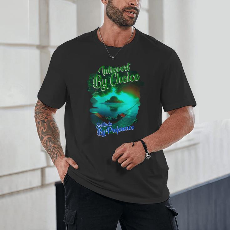 Introvert Choice Solitude By Preference Unisex T-Shirt Introvert Choice Solitude By Preference Unisex T-Shirt