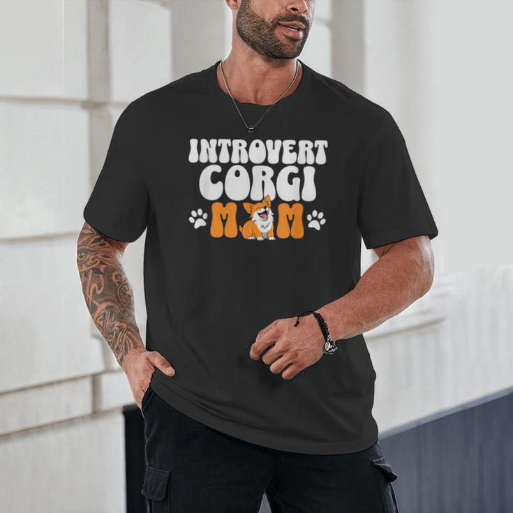 Introvert Corgi Mom Dog Pet Morca Works Dog For Men Women Unisex T-Shirt Introvert Corgi Mom Dog Pet Morca Works Dog For Men Women Unisex T-Shirt