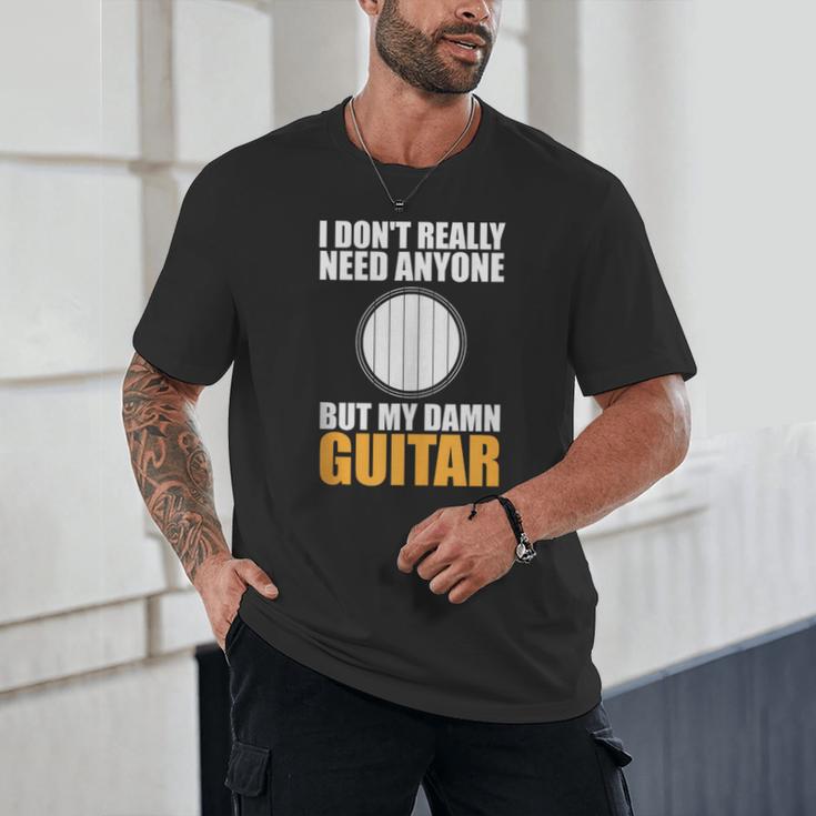 Introvert Guitarist Only Need Guitar Enjoy Acoustic Music Unisex T-Shirt Introvert Guitarist Only Need Guitar Enjoy Acoustic Music Unisex T-Shirt