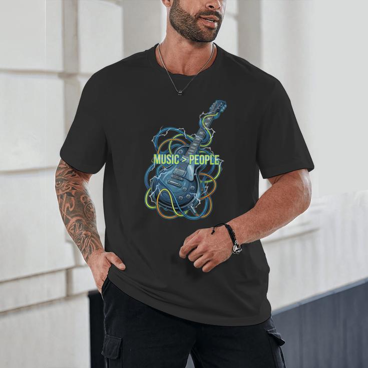 Introvert Music Lover Electric Guitar Rock Unisex T-Shirt Introvert Music Lover Electric Guitar Rock Unisex T-Shirt