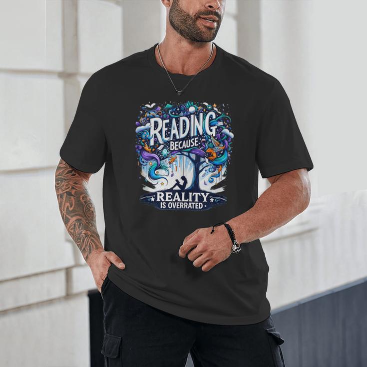 Introvert Reader Bibliofile Bookworm Loves Books Unisex T-Shirt