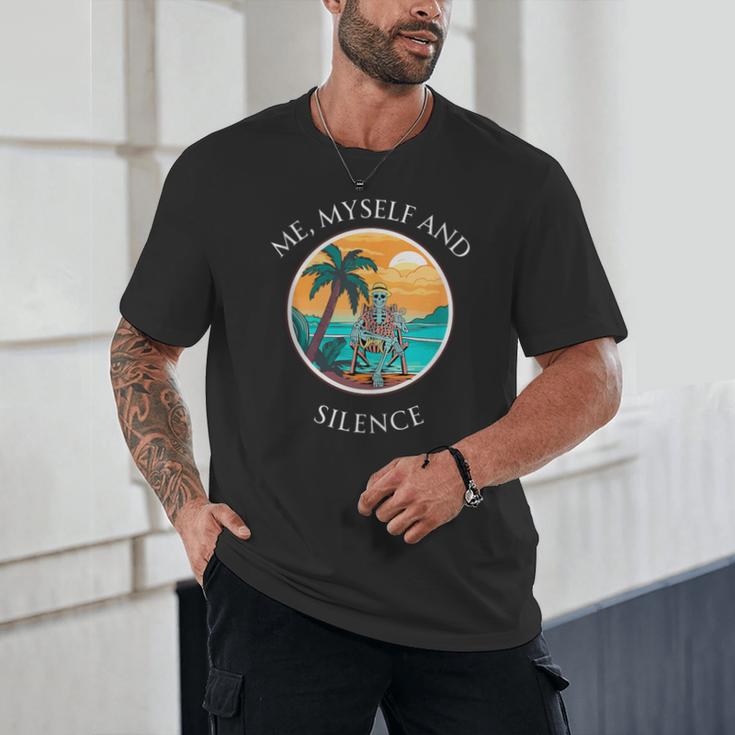 Introvert Relaxation Me Myself And Silence Summer Vacation Unisex T-Shirt Introvert Relaxation Me Myself And Silence Summer Vacation Unisex T-Shirt