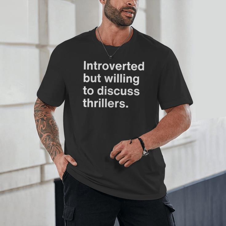 Introvert Thriller Reader Unisex T-Shirt Introvert Thriller Reader Unisex T-Shirt