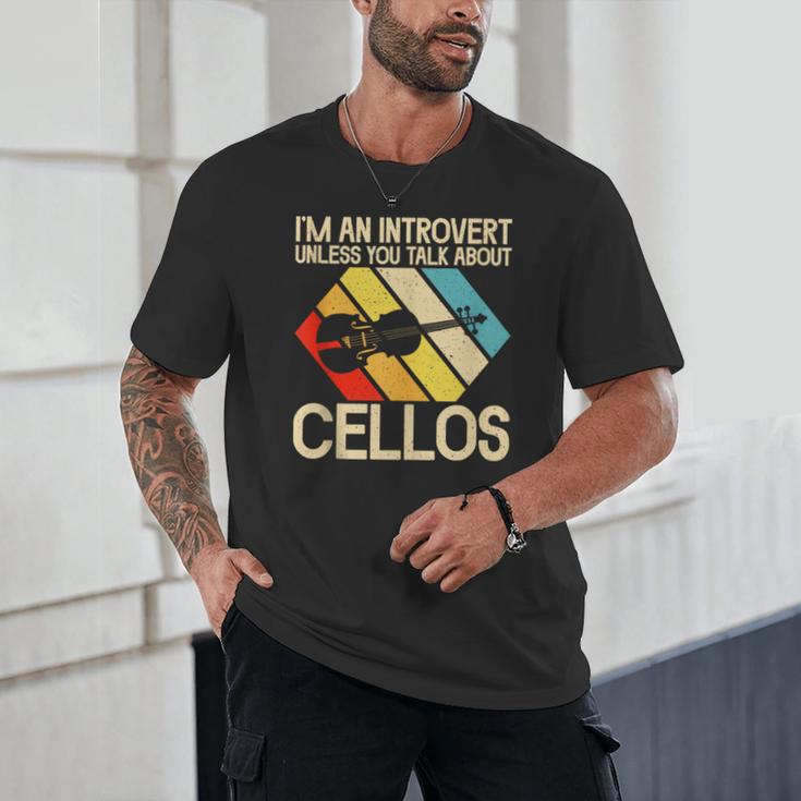 Im An Introvert Unless You Talk About Cellos Unisex T-Shirt Im An Introvert Unless You Talk About Cellos Unisex T-Shirt