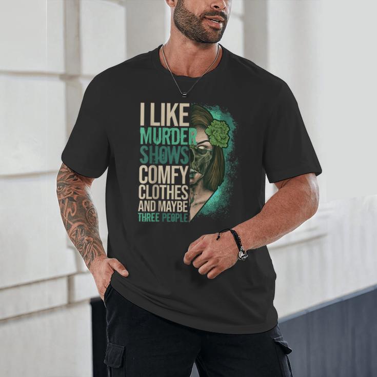 Introverted Murder Shows True Crime Lovers Introvert Unisex T-Shirt