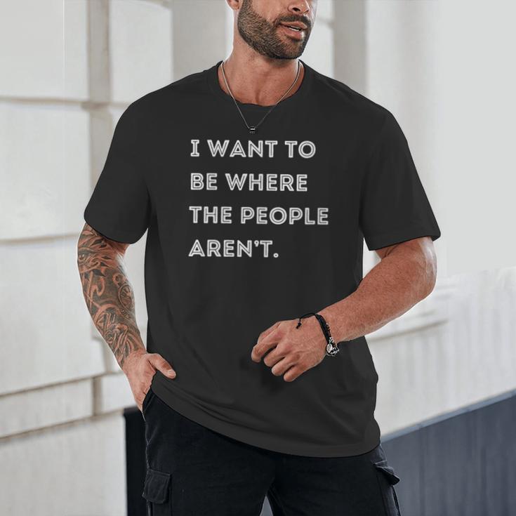 Introverted Non Social Independent Women Men Unisex T-Shirt