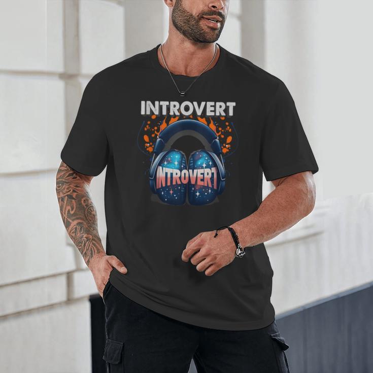 Introvert's Best Friend Noise-Canceling Headphones Unisex T-Shirt