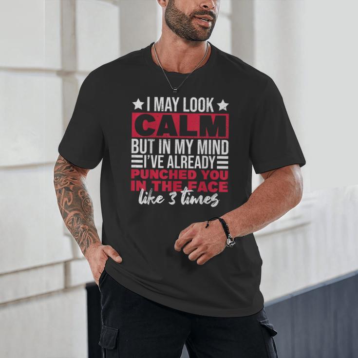 Introverts I May Look Calm But In My Head Unisex T-Shirt Introverts I May Look Calm But In My Head Unisex T-Shirt