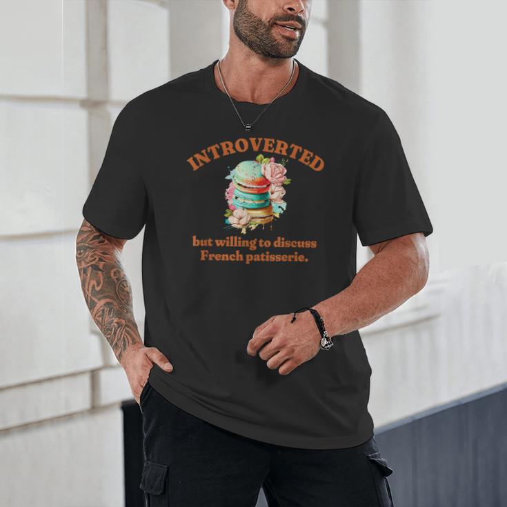 Introvert's Passion For French Patisserie Macarons Unisex T-Shirt