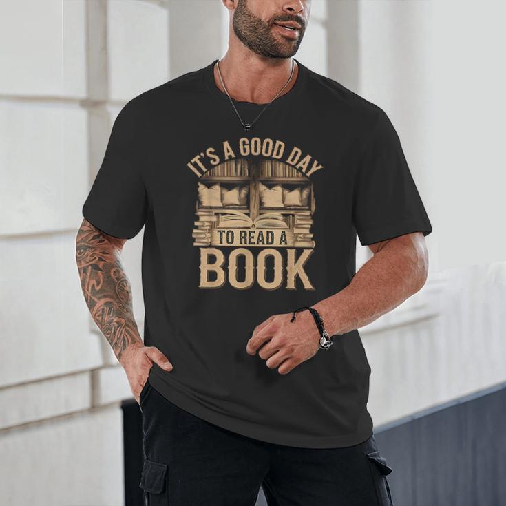 It’s a Good Day To Read a Book Lovers Library Reading Unisex T-Shirt It’s a Good Day To Read a Book Lovers Library Reading Unisex T-Shirt