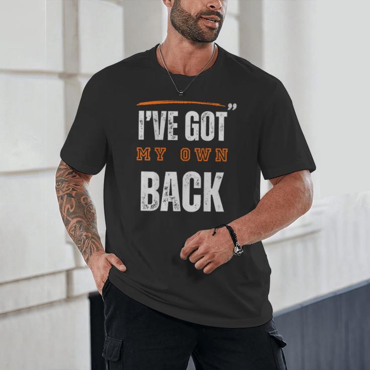 I’VE GOT MY OWN BACK INTROVERT Words On Back Unisex T-Shirt I’VE GOT MY OWN BACK INTROVERT Words On Back Unisex T-Shirt