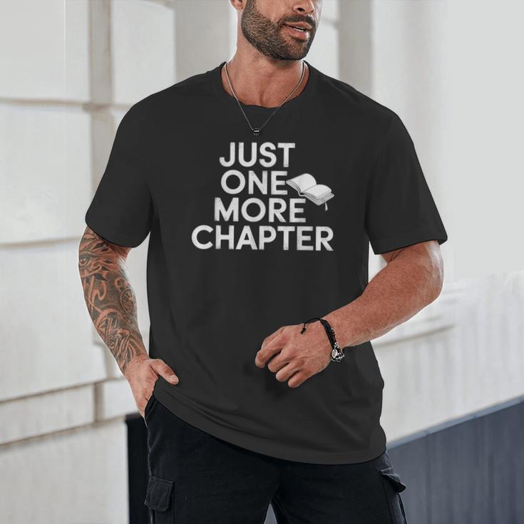 Just One More Chapter Book Lover Quote Unisex T-Shirt