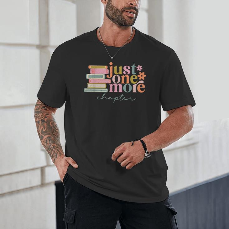 Just One More Chapter Book Lovers Reading Teacher Unisex T-Shirt Just One More Chapter Book Lovers Reading Teacher Unisex T-Shirt