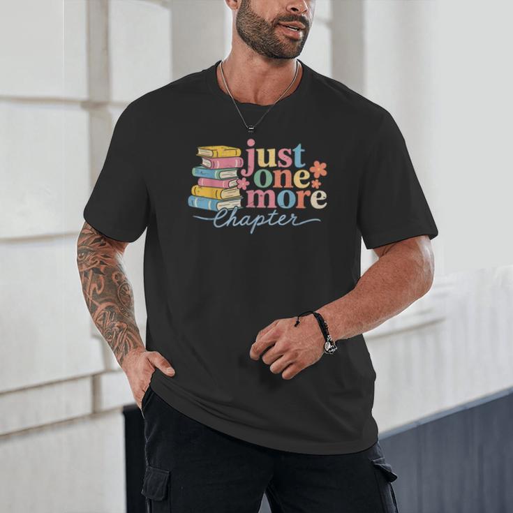 Just One More Chapter Floral Book Reading Teacher Bookworm Unisex T-Shirt
