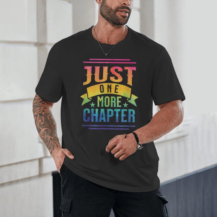 JUST ONE MORE CHAPTER Fun Reading Book Lover Unisex T-Shirt JUST ONE MORE CHAPTER Fun Reading Book Lover Unisex T-Shirt