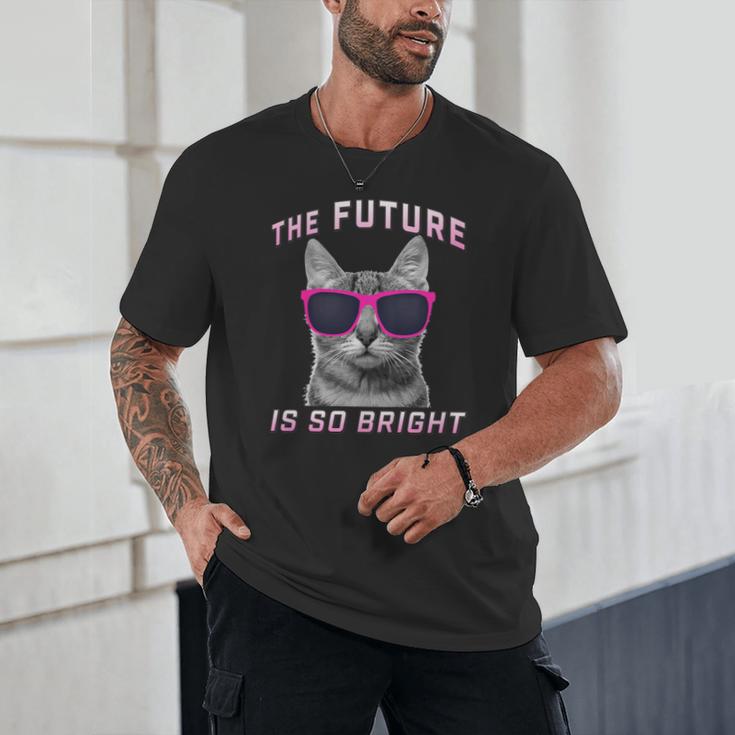 Kids Cool Future Is Bright Kids Graduation Or Birthday Unisex T-Shirt