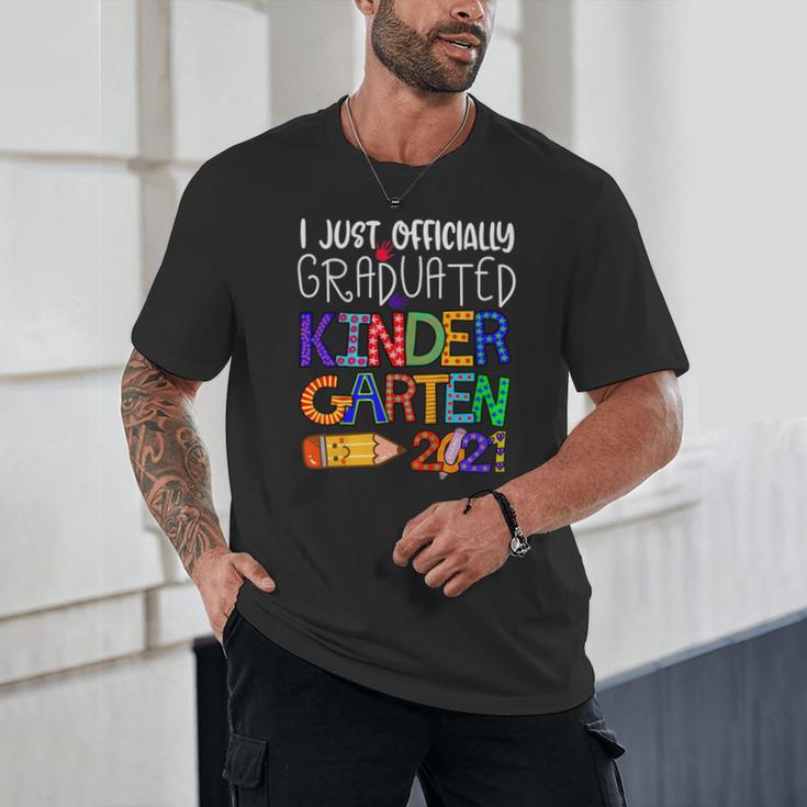 Kids Kindergarten Graduation Class Of 2021 Shirt I Just Graduated Unisex T-Shirt