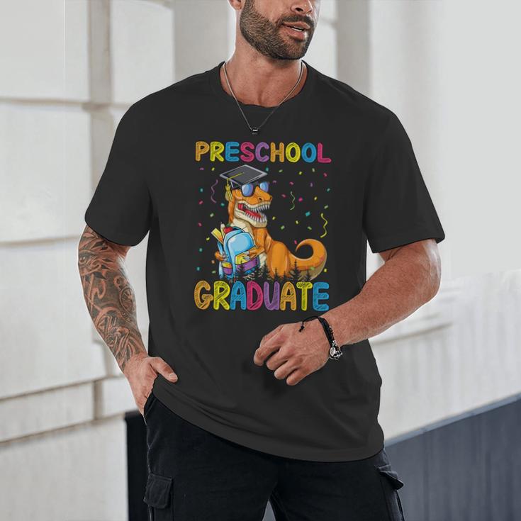 Kids Preschool Graduate Dinosaur Trex Preschool Graduation Unisex T-Shirt