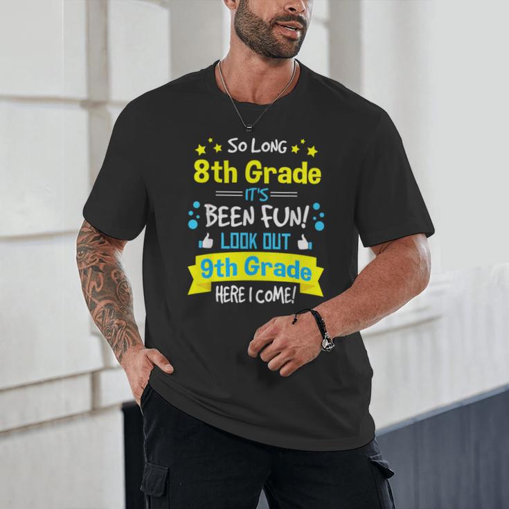 Kids So Long 8th Grade Graduation Here I Come 9th Grade Unisex T-Shirt