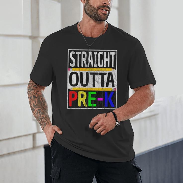 Kids Straight Outta Pre-K Graduation Unisex T-Shirt