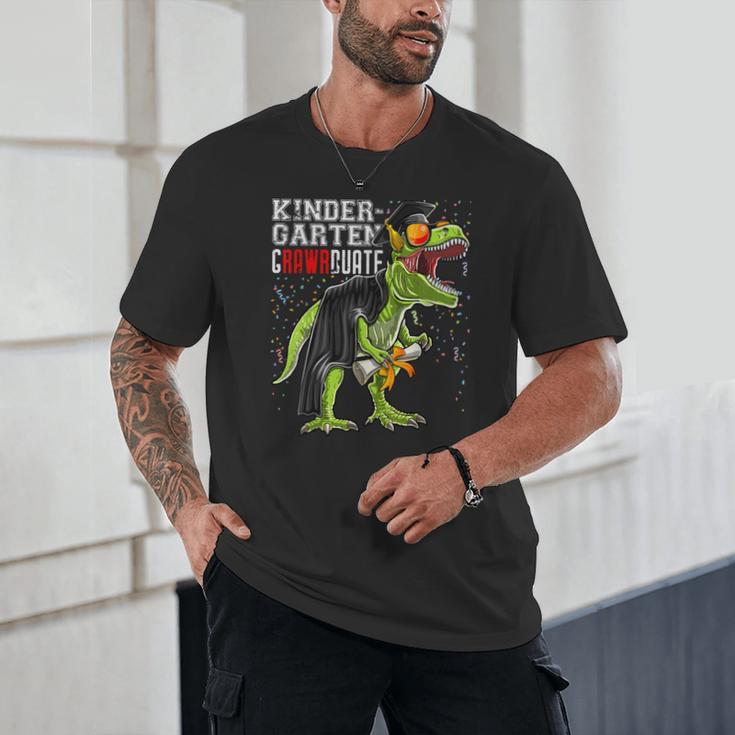 Kindergarten Grawrduate Dinosaur Graduation Cap Shirt Unisex T-Shirt
