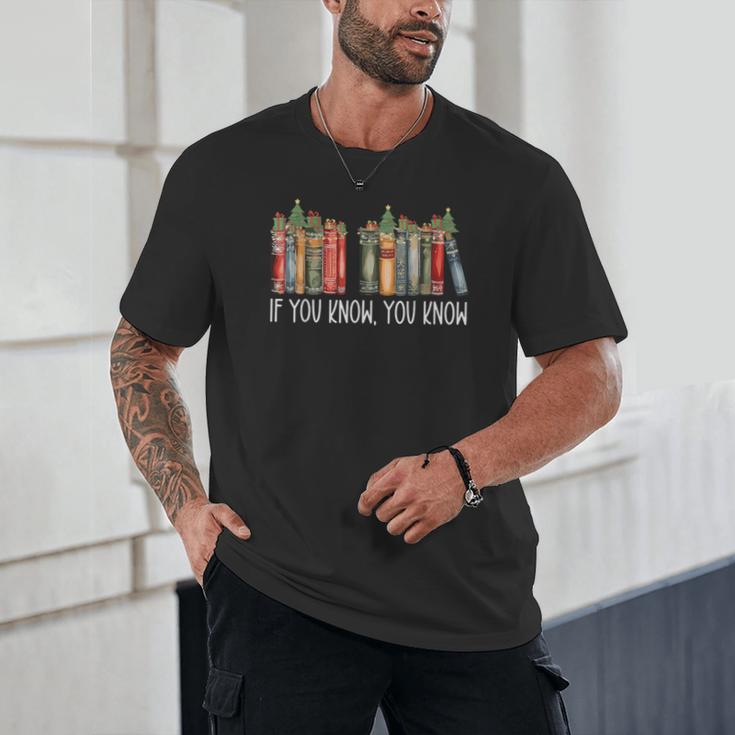 If You Know You Know 6 7 Reading Books Christmas 67 Meme Unisex T-Shirt