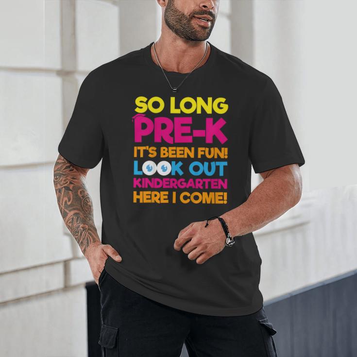 Last Day Pre-K Kindergarten Here I Come Graduation T-Shirt Unisex T-Shirt