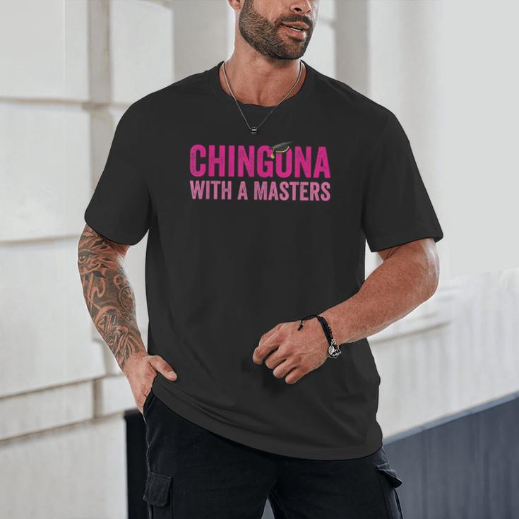 Latina Graduation Educated Latina Chingona With A Masters Unisex T-Shirt