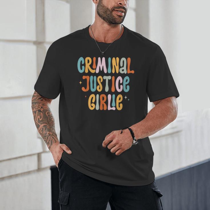 Lawyer True Crime Lover Addict Graduation Apparel Criminal Justice Girlie Major Degree Future Detective Unisex T-Shirt