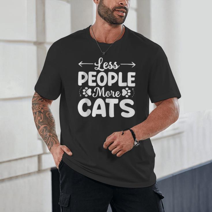 Less People More Cats Introvert's Dream Tee Unisex T-Shirt Less People More Cats Introvert's Dream Tee Unisex T-Shirt