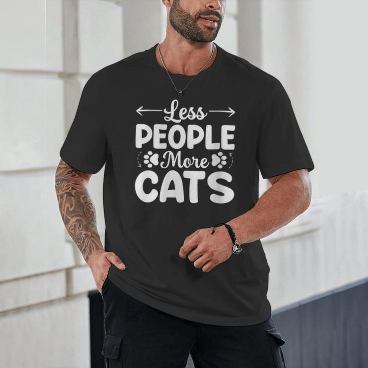 Less People More Cats Introvert's Dream Tee Unisex T-Shirt