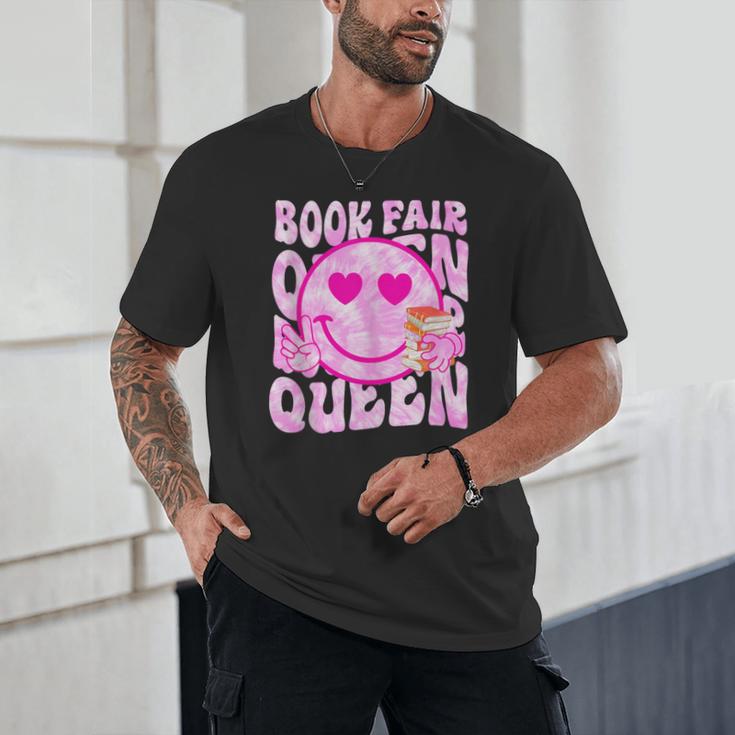 Library Book Fair Queen Vibe Groovy Tie Dye School Reading Unisex T-Shirt Library Book Fair Queen Vibe Groovy Tie Dye School Reading Unisex T-Shirt
