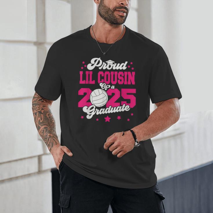 Lil Cousin Of a 2025 Graduate Prom Graduation 25 VolleyBall Unisex T-Shirt