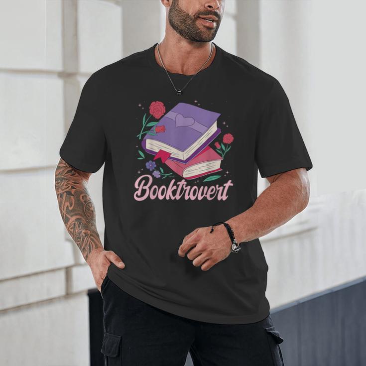 Literary Reading Book Introvert Booktrovert Reading Unisex T-Shirt
