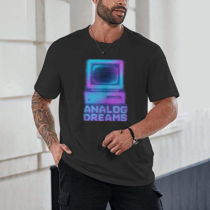 Lofi Reverie Analog Dreams Pixel 90s Desktop VHS Nostalgia Unisex T-Shirt