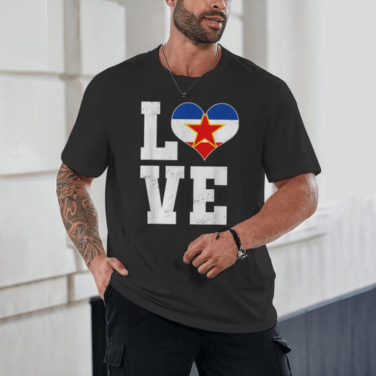 Love Yugoslavia Proud Yugoslav Nostalgia Unisex T-Shirt Love Yugoslavia Proud Yugoslav Nostalgia Unisex T-Shirt