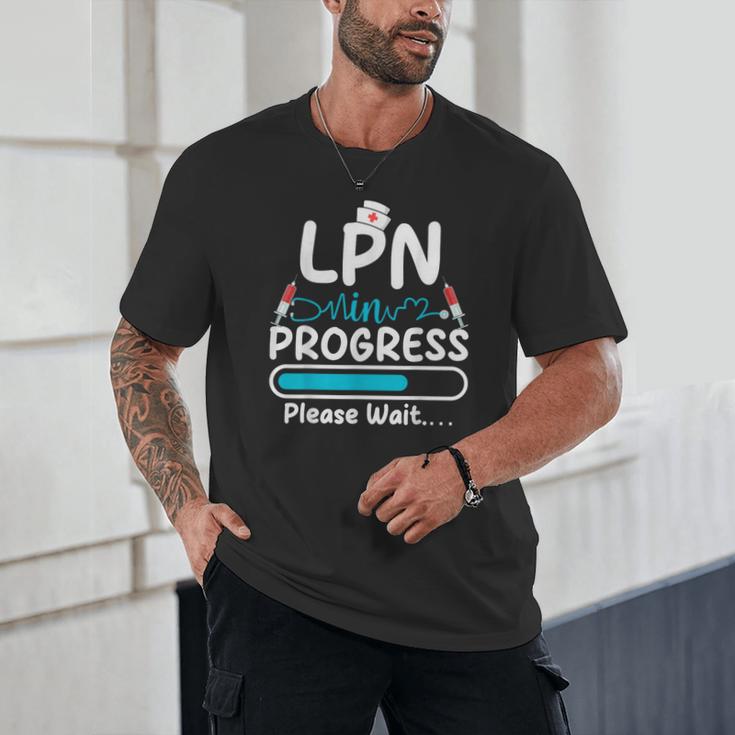 LPN In Progress Loading Future Nurse Graduation Lover Unisex T-Shirt