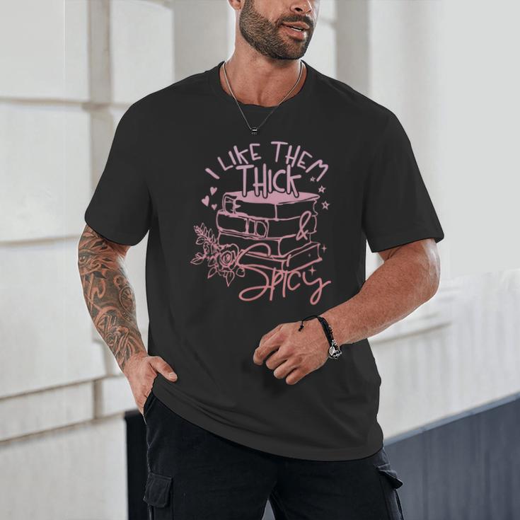 I Like Them Thick And Spicy Booktok Reader Unisex T-Shirt