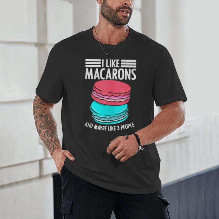 Macaroons Dessert Antisocial Introvert Pastries Food Lover Unisex T-Shirt Macaroons Dessert Antisocial Introvert Pastries Food Lover Unisex T-Shirt
