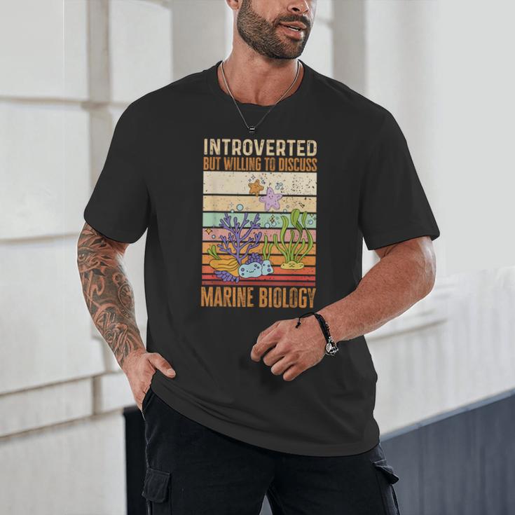 Marine Biology Ocean Introvert Marine Biologist Unisex T-Shirt Marine Biology Ocean Introvert Marine Biologist Unisex T-Shirt
