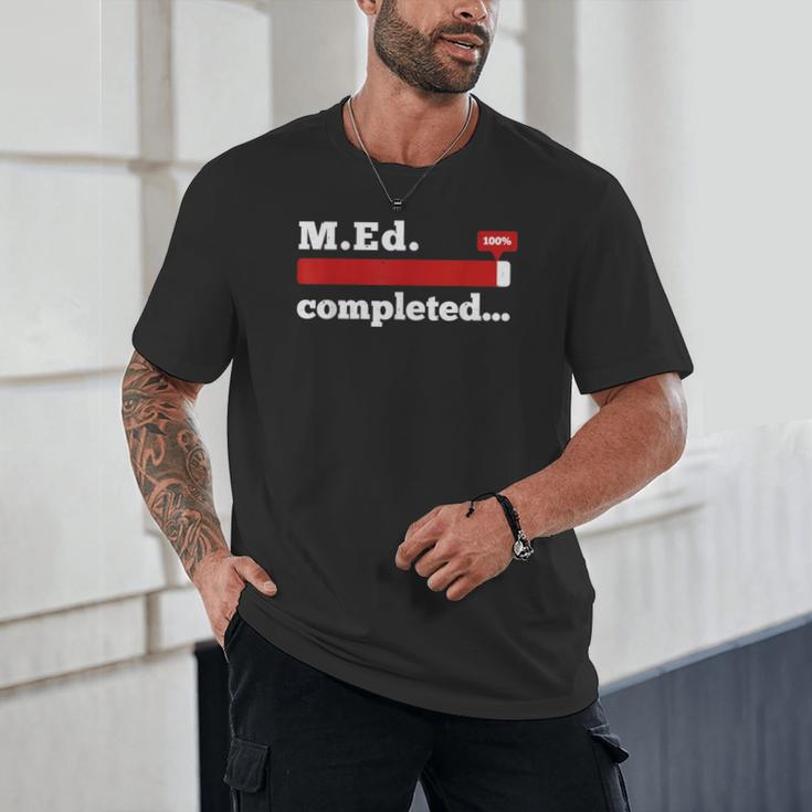Master Of Education Completed Teacher Master Graduation For Men Women Unisex T-Shirt