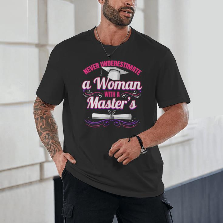 Master University Degree Master Graduation Party Girl Unisex T-Shirt