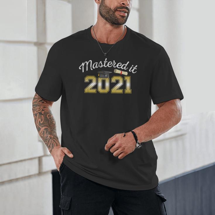 Master's Degree 2021 Graduate Mastered It Graduation Unisex T-Shirt