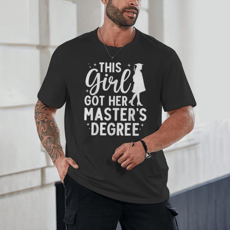 Masters Degree Art For Women Girls Masters Degree Graduation Unisex T-Shirt