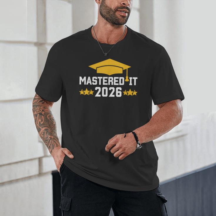 Masters Degree Graduation Mastered It Class Of 2026 Graduate Unisex T-Shirt