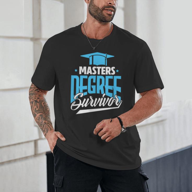 Master's Degree Graduation Masters Degree Survivor Unisex T-Shirt