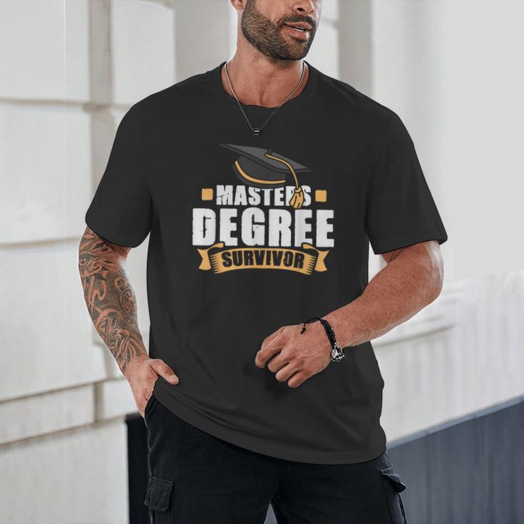 Masters Degree Survivor Graduation For MBA Graduate Unisex T-Shirt