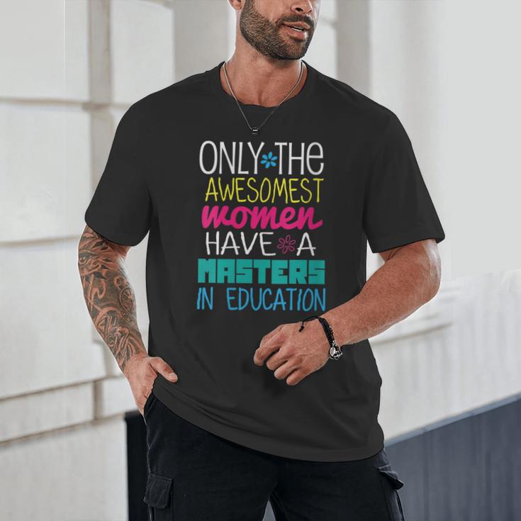 Masters In Education Degree Graduation Women MeD Unisex T-Shirt